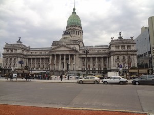 Casa Rosada Präsidentenpalast an der zentralen Plaza de Mayo