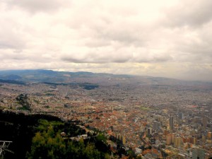 Ausblick auf die Stadt vom Andengipfel Monserrate