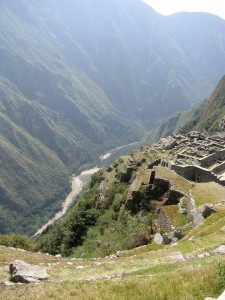 Machu Picchu Peru vom Huayna Picchu