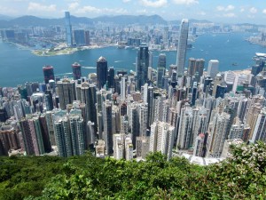 Blick auf HK Island Hong kong