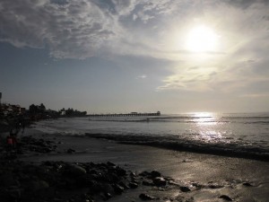 Der Strand von Huanchaco