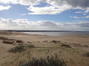 Bucht vor Barra de  Valizas