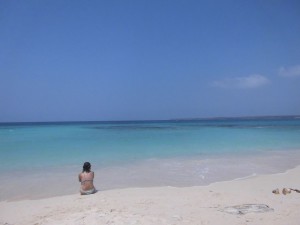 Playa Blanca auf den Rosario Inseln