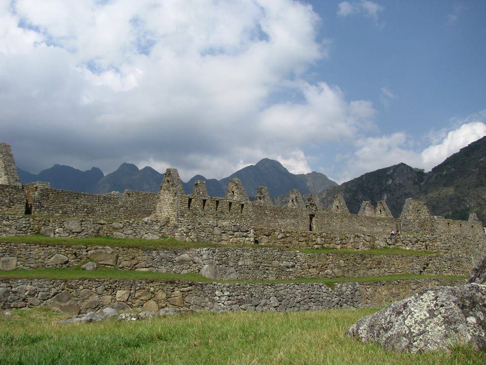 Bild Bilder auf Leinwand Alte Inka-Stadt Machu Picchu beleuchtet von  PKH 