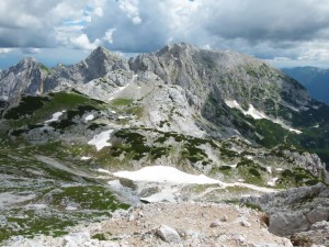 Triglav - Weg vom Vodnikov Dom zur Planika Huette