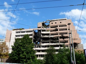 Ruine Generalstab Belgrad
