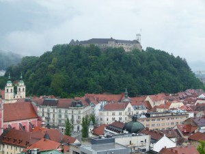 Ljubljana Burghügel Altstadt