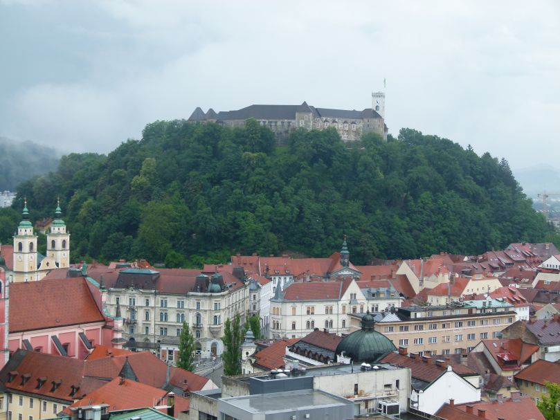 Ljubljana Burghügel Altstadt