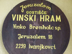 Schild Brenholc - Jeruzalem