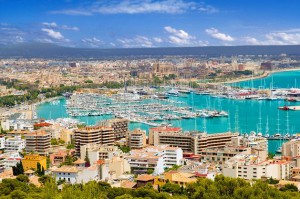 dem Strandabschnitt bei Palma de Mallorca